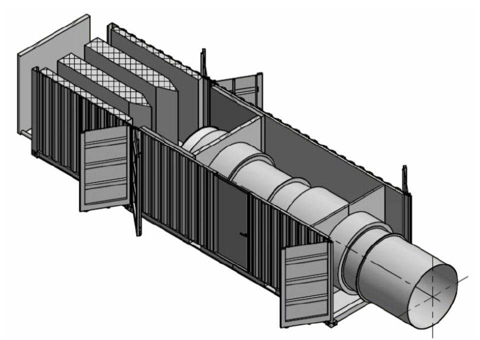 Korfmann viftestasjon AL16-1600Ø 160kW