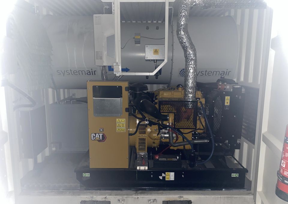 Viftecontainer m/generator