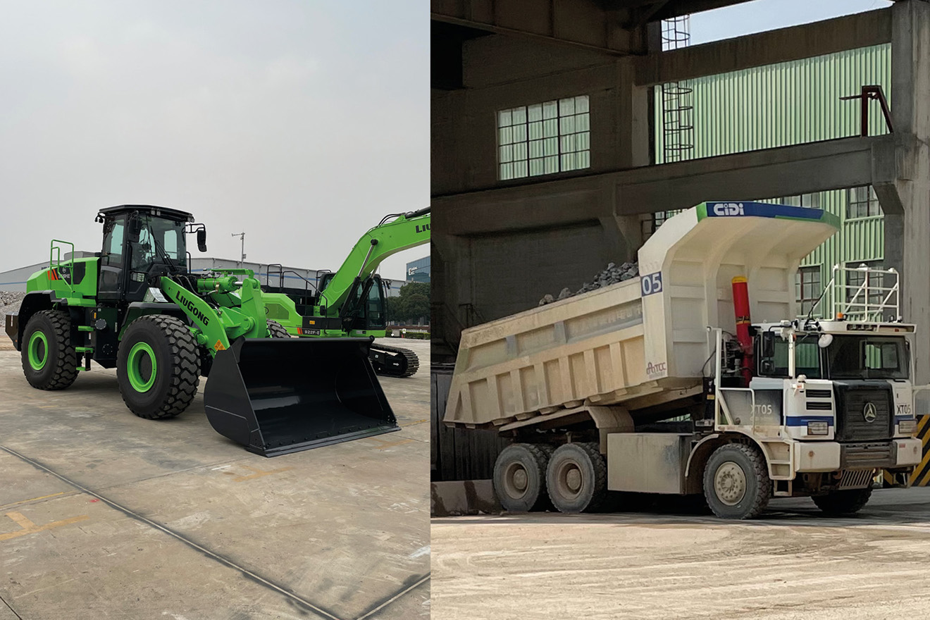 Nullutslipp anleggsmaskiner fra Sany Mining Equipment og LiuGong